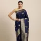 N BLUE__Royal Rajgharana Sarees